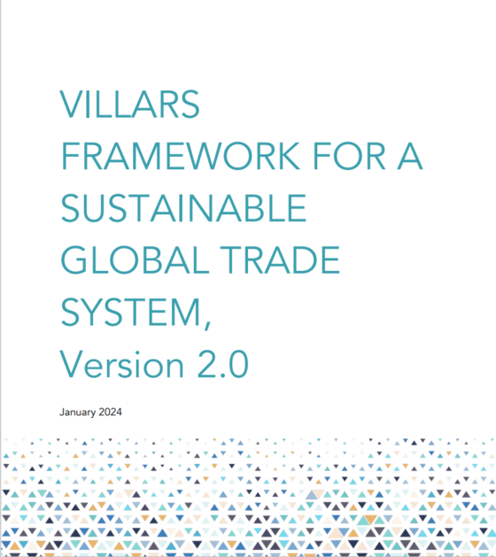 The SRC is pleased to share Version 2.0 of the Remaking Trade for a Sustainable Future Project’s (RTP) Villars Framework. This version incorporates feedback received during the first Villars...