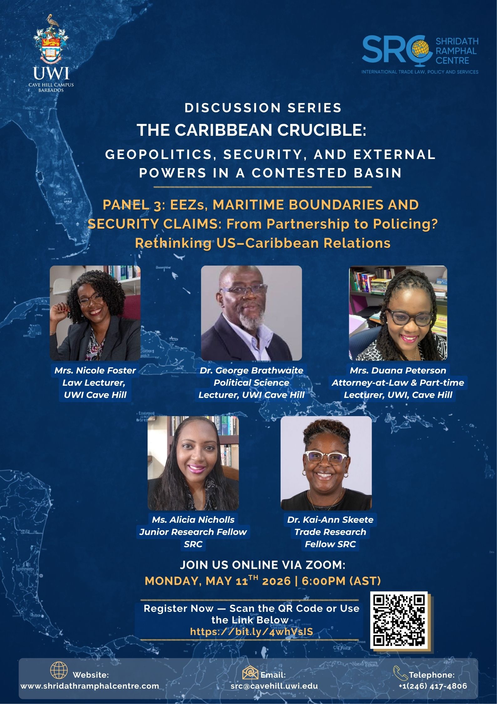Panel 3 | The Caribbean Crucible: Geopolitics, Security, and External Powers in a Contested Basin | EEZs, Maritime Boundaries and Security Claims: From Partnership to Policing? Rethinking US–Caribbean Relations